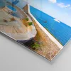 Bilder auf glas - Griechenland Insel Küste Haus - 100x70cm Produktbild-Vorschau 5