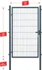 A diagram showing the dimensions of a garden gate. Produktbild-Vorschau