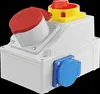 Baustromverteiler Wandverteiler Kombi Wandsteckdose CEE 16A Produktbild-Vorschau 2