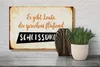 Holzschild Spruch 30x20cm gibt Leute sprechen Scheissdreck Produktbild-Vorschau 4
