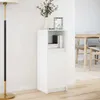 LED-Sideboard Weiß 38x34x100 cm Holzwerkstoff Produktbild-Vorschau 4