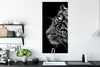 MuchoWow® Poster Tiger auf schwarzem Hintergrund in schwarz Produktbild-Vorschau 3