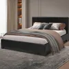 Lit double Miro 140x200 - noir Voir les images du produit 2