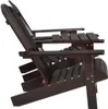 vidaXL Adirondack-Gartenstühle mit Tisch Massivholz Tanne Produktbild-Vorschau 3