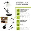 Rabalux 7772 Tischleuchte Dorothea, E14, schwarz-weiß, Produktbild-Vorschau 3