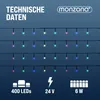 MONZANA® 400 LED Lichterkette 40m mit Fernbedienung Timer Produktbild-Vorschau 4