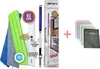 A product image showing a mop and cleaning cloths, along with packaging and marketing graphics. Produktbild-Vorschau