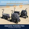 Beach Wagon Bollerwagen MINI, Kompakter Handwagen faltbar Produktbild-Vorschau 7