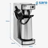 Saro SAROMICA THERMO 24, Filterkaffeemaschine, 1900 W, Produktbild-Vorschau 14