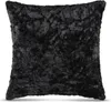 Cuscino decorativo 40x40 cm nero, cuscino in Pelliccia Anteprima dell’immagine prodotto 1