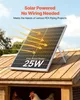 VEVOR 25W Solar Ventilator, 12V Solarpannel mit 4 Produktbild-Vorschau 2