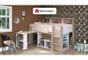 Parisot Lucas Hochbett 90x200 – Weiß/Eiche Nachbildung Produktbild-Vorschau 34