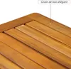 Table basse de jardin Washington en bois d'acacia 45 x 45 Voir les images du produit 2