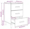 vidaXL Nachttisch Artisan-Eiche 40 x 40 x 66 cm Produktbild-Vorschau 8