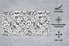 MuchoWow® Mauspad Mousepad Totenkopf - Muster - Punk - Produktbild-Vorschau 3