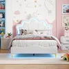 Lit bébé INONEFT 140x190 cm, lit rembourré avec revêtement Voir les images du produit 2