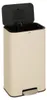 Rechteckiger treteimer „delta“ 30 l, lehmfarben - 5 five Produktbild-Vorschau 2