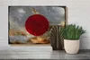 Holzschild Flagge Japan 30x20cm Flag of Japan Rost Produktbild-Vorschau 4