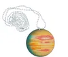 Planeten Kette Pluto Halskette Miniblings 80cm Sonnensystem Produktbild-Vorschau 1