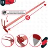 KOTARBAU® Doppelhacke Herzblatt-Gartenhacke mit 2 Zinken Produktbild-Vorschau 8