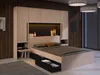 Bettüberbau mit Stauraum & LEDs - L. 265 cm - Naturfarben & Produktbild-Vorschau 12
