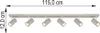 GLOBO 57911-6DSA, Weiß, Metall, IP20, I, GU10, 35 W Produktbild-Vorschau 7