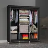 Armadio pieghevole Intirilife 130x175x45 cm in RABEN BLACK Anteprima dell’immagine prodotto 7