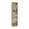 Bibliothèque étroite RAUNO - 40 cm, chêne artisanal / blanc Voir les images du produit 2