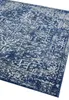 Wohnzimmerteppich - Dunkelblauer Vintage-Look - Maschinell gewebt - Rutschfester Juterücken - Verbessert Raumakustik - Kadima Design_#sku_BARKNOVA120170NV11-BARKNOVA160230NV11-BARKNOVA200290NV11# Produktbild-Vorschau