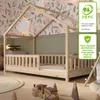 Crazy Pine Hausbett 90x190 cm – Kinderbett aus Naturholz – Produktbild-Vorschau 9
