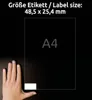 Avery Zweckform 3657, Universal-Etiketten, A4, Produktbild-Vorschau 5