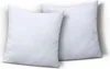 2er Pack Kissenbezug Kissenhülle 40x40 cm weiß Uni Jersey Produktbild-Vorschau 1