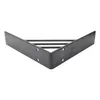 A single black metal shelf bracket is shown against a white background. Produktbild-Vorschau