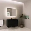 LOMAZOO Badezimmermöbel - Matt Schwarz - Badmöbel - 80cm Produktbild-Vorschau 9