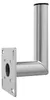 PremiumX 18cm Balkon-Ausleger ALU Geländer Rohr-Halterung Produktbild-Vorschau 3