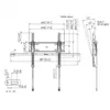Vogels 7047100 Vogels PFW 4710 Display 55-65 Wandhalter Voir les images du produit 3