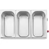 Royal Catering Bain Marie - 600 W - 3 GN 1/3 - Ablasshahn Náhled obrázku produktu 5