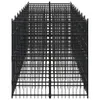 vidaXL Outdoor-Hundezwinger Stahl 16,59 m² -  Hundezwinger Produktbild-Vorschau 4