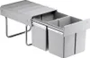 WESCO Poubelle encastrable Double Master 2x16ltr. gris alu Voir les images du produit 7