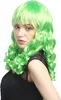 WIG ME UP Perücke Korkenzieher-Locken Grün XR-007-PC15 Produktbild-Vorschau 2
