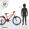 Kinderfahrrad 20 Zoll MTB mit Alurahmen - Ideales Geschenk Produktbild-Vorschau 5
