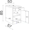 Flex-Well Unterschrank 50 cm breit SAMOA 00007530 Produktbild-Vorschau 7