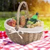 Kosz piknikowy wiklinowy 40x31x40 cm Podgląd zdjęcia produktu 2