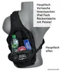 Rucksack Eingurt Tactical Backpack Daypack Schulterrucksack Produktbild-Vorschau 9