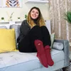 THMO - Damen Antirutsch Thermo Kuschelsocken Plüsch | Produktbild-Vorschau 4