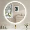 Puluomis miroir de salle de bain antibuée 70cm avec horloge Voir les images du produit 8