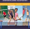 SPORTNOW Badmintonnetz Set Faltbares Tennisnetz, Produktbild-Vorschau 4