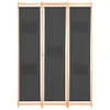 vidaXL 3-teiliger Raumteiler Grau 120 x 170 x 4 cm Stoff -  Produktbild-Vorschau 3