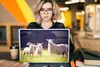MuchoWow® Laptop Aufkleber Sticker Cover Schaf - Lamm - Produktbild-Vorschau 5