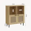 Komoda „Lukhomso” z 2 drzwiami, 85 x 75 x 30 cm, imitacja Podgląd zdjęcia produktu 4